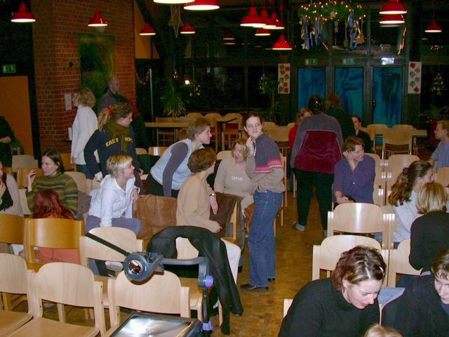 Pause und Meinungsaustausch