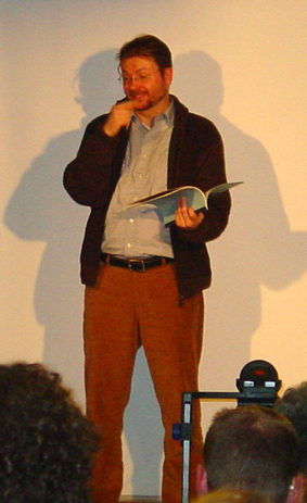 Helmut Vogel auf dem Podium