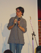 Ilse in der Diskussion mit Anja Dietzel
