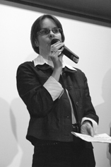 Moderatorin Ilse Grinz